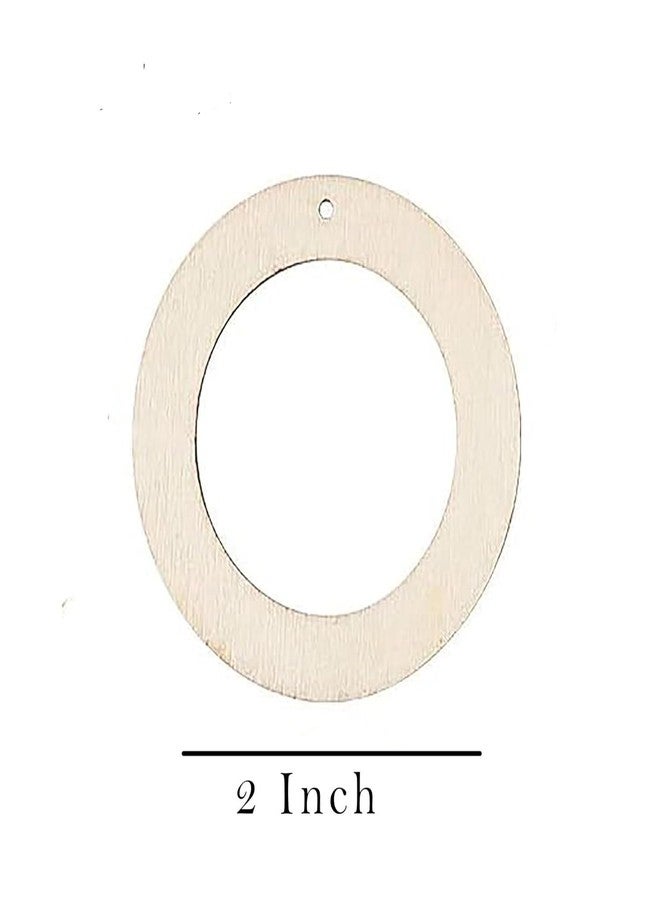 Haoser Wooden Rings for Crafting | 20 Pcs MDF Unfinished Wooden Circles | Craft Supplies for Art Projects, Jewelry Making, Earrings, Pendant, Home Decor, Kids Activities & DIY Decorations (2 INCH) - Image 2